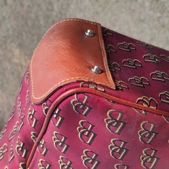 Dooney & Bourke Signature Handler 3 compartment shoulder crossbody bag FREE Ship - Picture 8 of 12